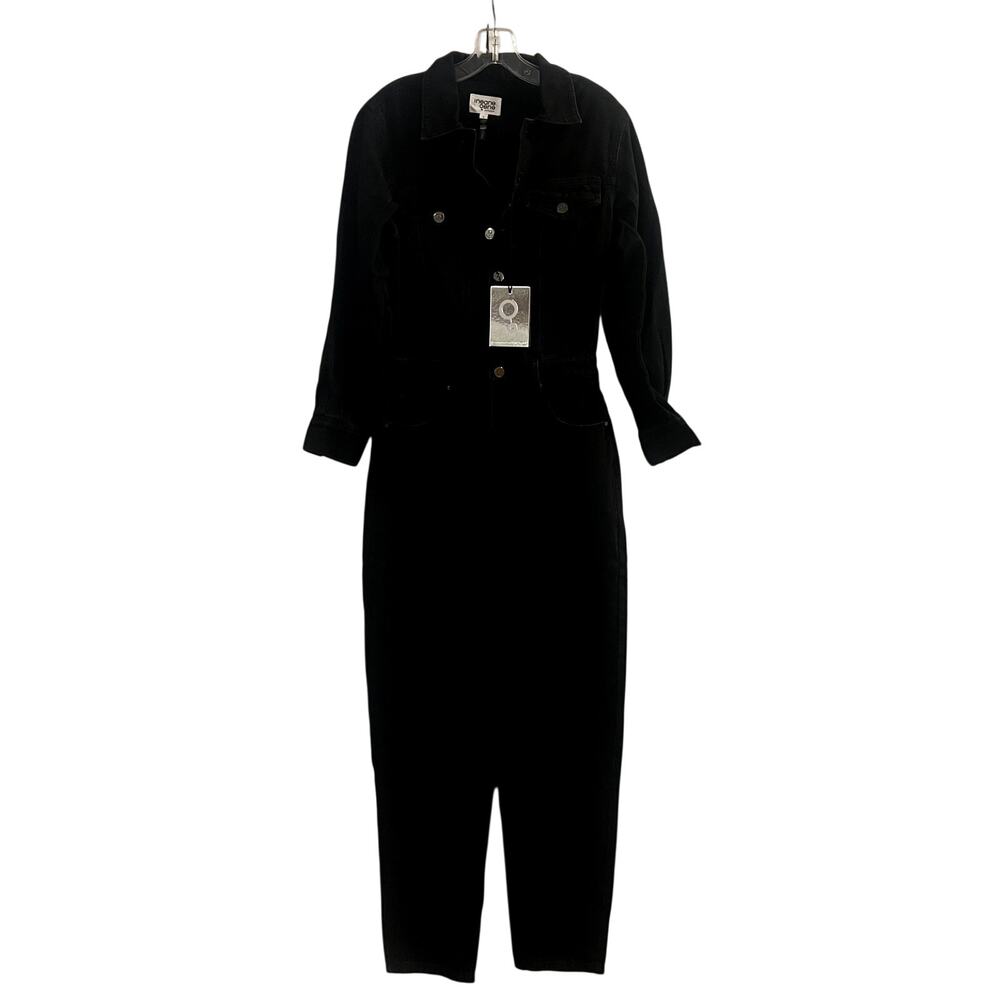 Insane Gene Soda Balloon Sleeve Denim Jumpsuit Black NWT size S - Picture 4 of 8